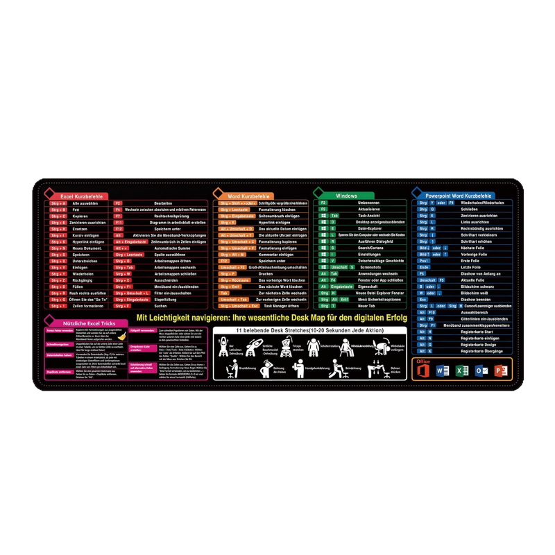 Pad ποντικιού γραφείου, μονόπλευρο, με ύφασμα υψηλής ποιότητας και βάση από φυσικό αντιολισθητικό καουτσούκ, μεταφορά θερμότητας, OEM/προσαρμογή