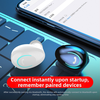 Bluetooth 5.3 mono slúchadlo do ucha, bezdrôtové, potlačenie šumu, výdrž batérie viac ako 8 hodín