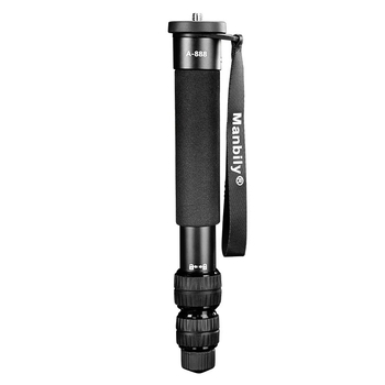 Monopod pentru cameră A-888; aliaj de aluminiu; compatibil cu DSLR și smartphone-uri; greutate 0,470 kg
