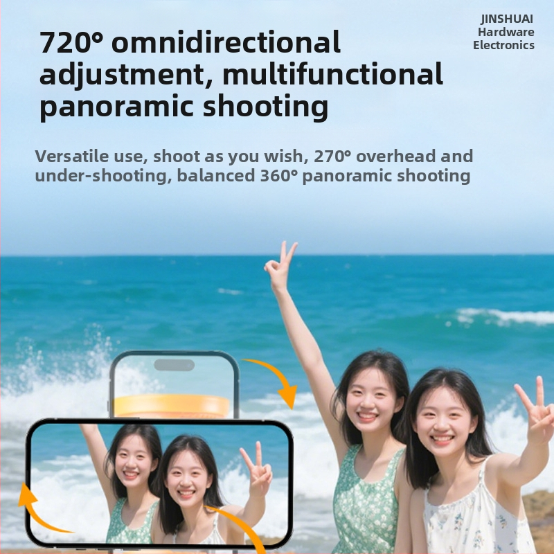 Jin Shuai Stojan na mobilný telefón pre selfie so stabilizáciou proti traseniu, hliníková zliatina, Bluetooth diaľkové ovládanie, možnosť vlastnej privátnej značky, OEM k dispozícii