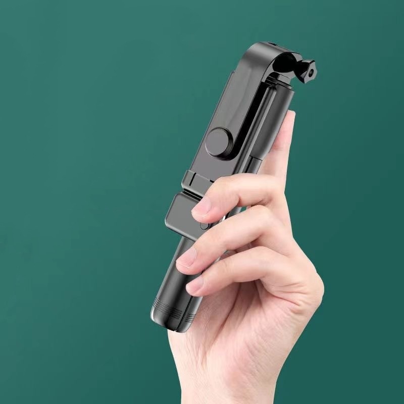 Bluetooth Selfie Šipka sa Svjetlom — Plastično Tijelo, Sve-u-jednom, Teleskopski Okretni Tripod za Mobitel