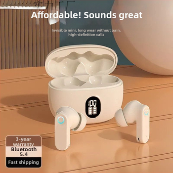 Căști Bluetooth semi-in-ear, fără fir, cu anulare zgomot, autonomie baterie peste 8 ore, Bluetooth 5.0, cip Qualcomm, IPX-6, hands-free pentru mașină