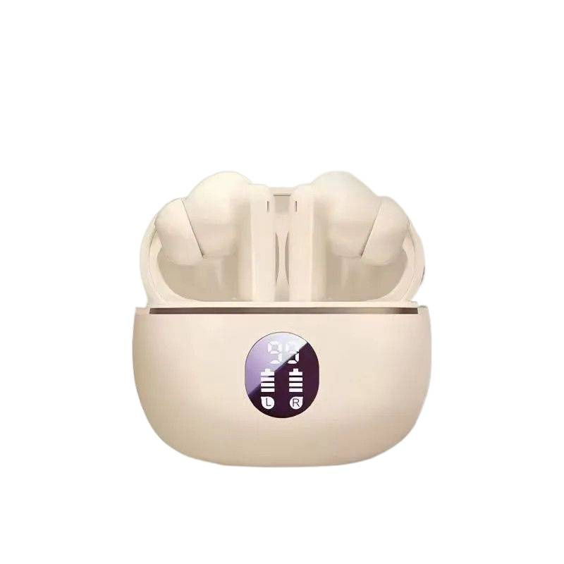 Căști Bluetooth semi-in-ear, fără fir, cu anulare zgomot, autonomie baterie peste 8 ore, Bluetooth 5.0, cip Qualcomm, IPX-6, hands-free pentru mașină