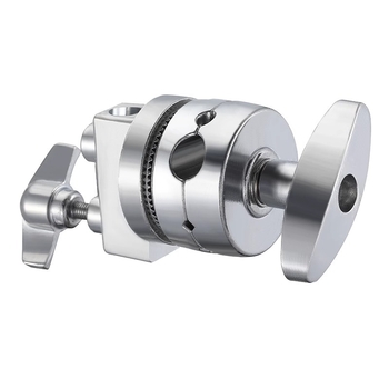 Braț foto Magic cu cadru în formă de C, construcție din aliaj de aluminiu, clemă universală, cap Magic și suport pentru lampă cu platou rotativ