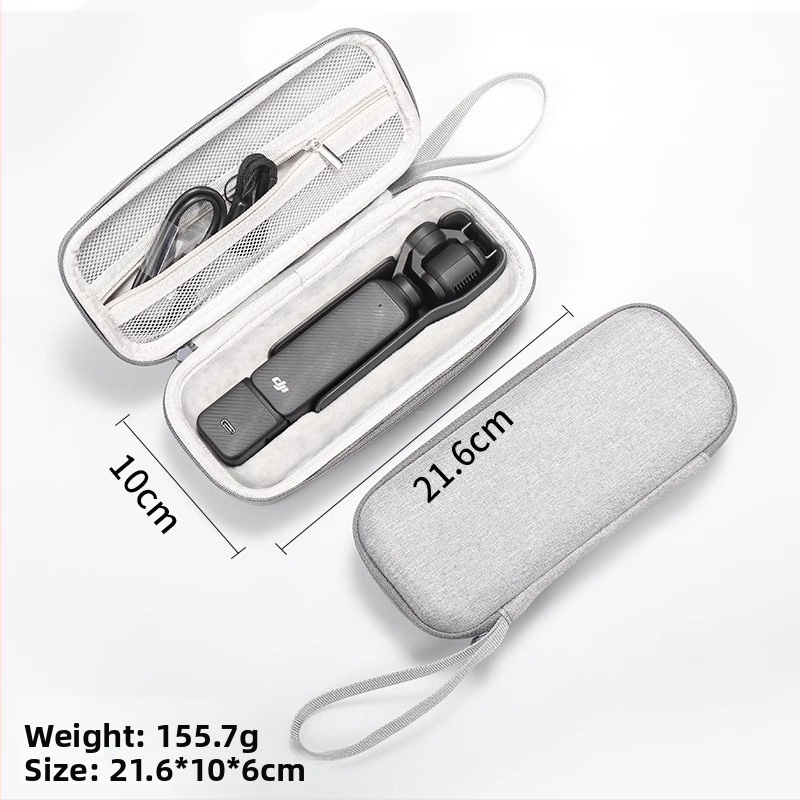 Kietojo korpuso apsauginis dėklas DJI Osmo Pocket 3, corduroy fotografijos dėklas, unisex, namų saugojimui