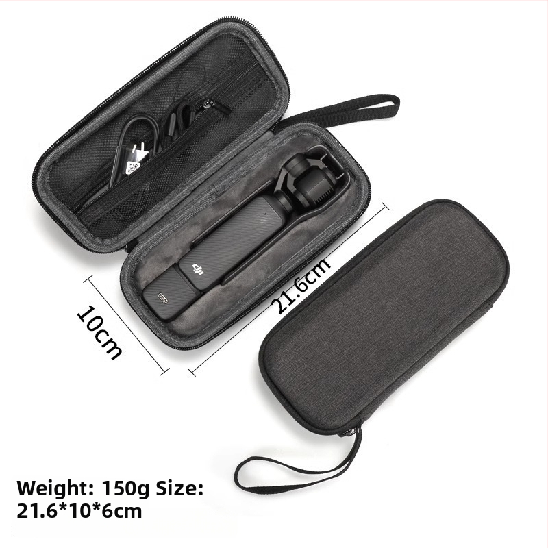 Kietojo korpuso apsauginis dėklas DJI Osmo Pocket 3, corduroy fotografijos dėklas, unisex, namų saugojimui