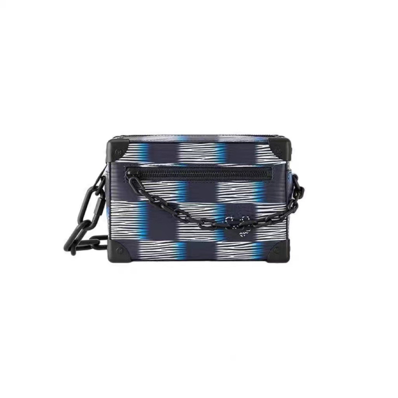 Muška PVC crossbody torba s monogramom, vodootporna, proširivi kapacitet, podstava od platna, jesen 2025