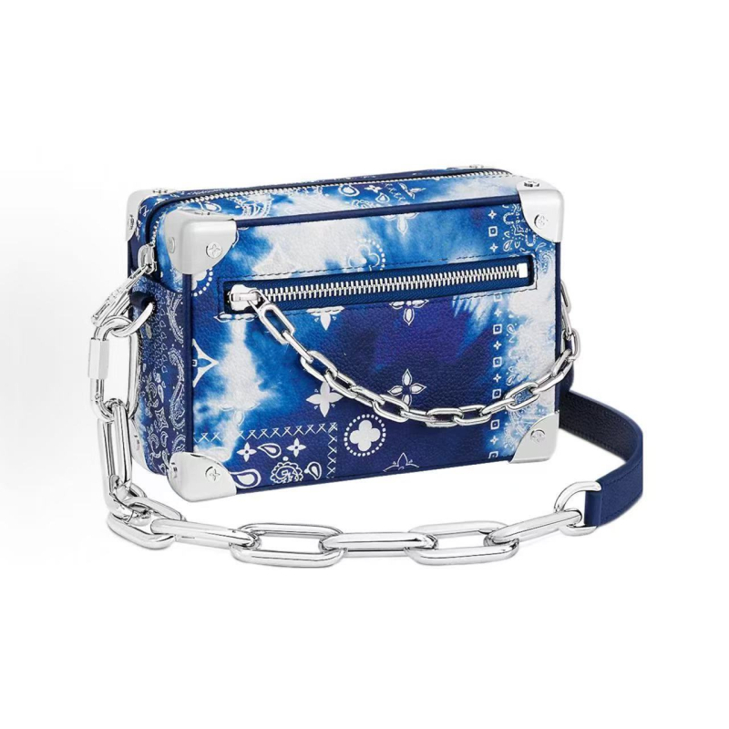 Muška PVC crossbody torba s monogramom, vodootporna, proširivi kapacitet, podstava od platna, jesen 2025
