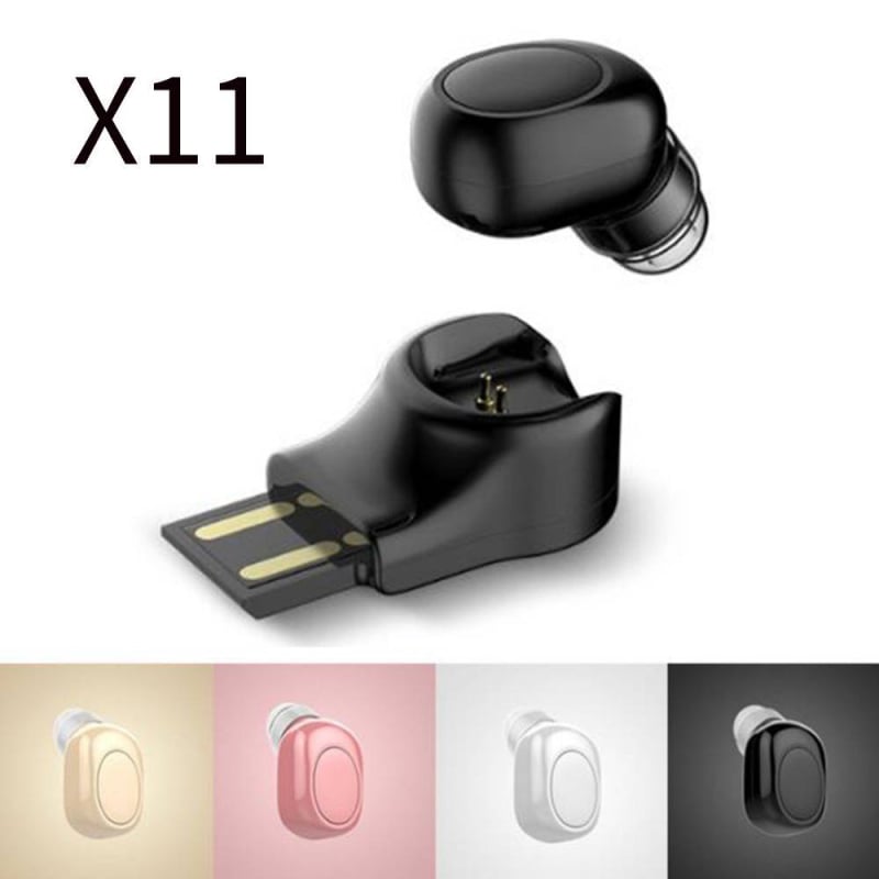 Bežične Bluetooth slušalice X11 – jednostrane, domet 10 m, Bluetooth 4.1, trajanje baterije 0–4 h, vodootporne