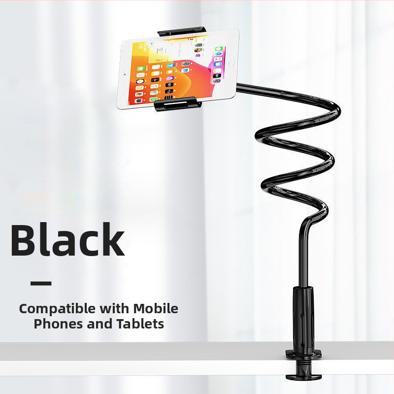 Držiak na telefón na stôl/nočného stolíka — 360° otáčanie, proti otrasom, z plastu