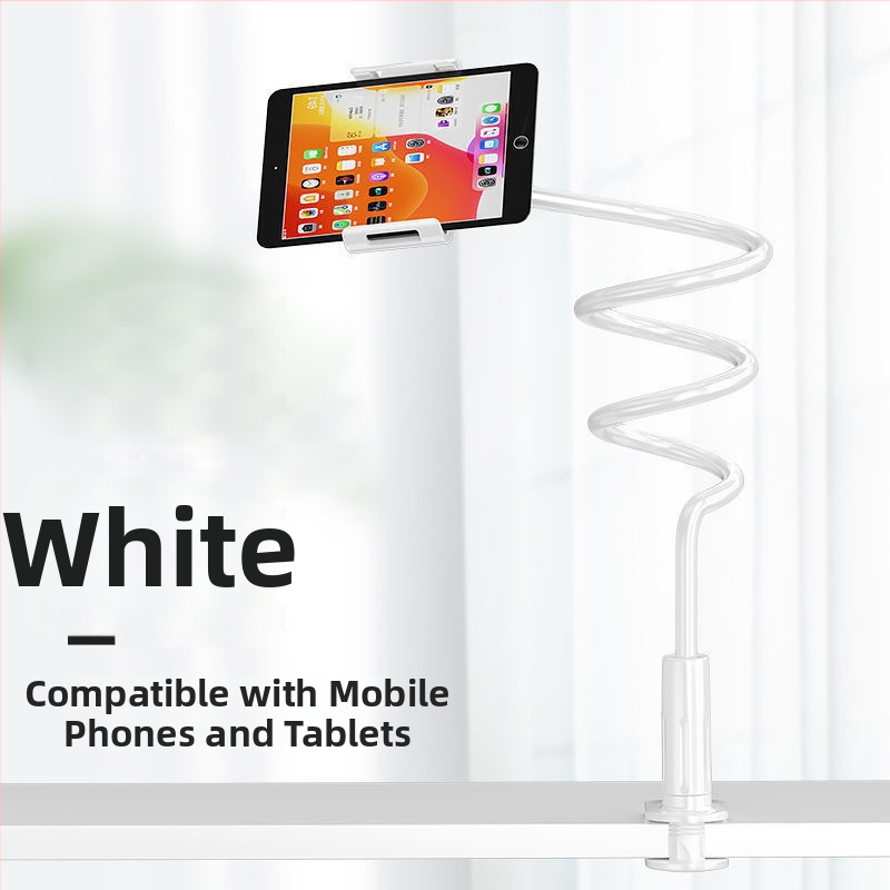 Držiak na telefón na stôl/nočného stolíka — 360° otáčanie, proti otrasom, z plastu