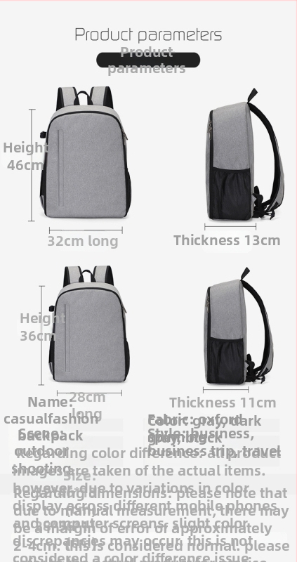 Taška na zrkadlovku SLR – batoh, nylon, unisex, fotografická taška