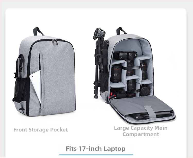 Taška na zrkadlovku SLR – batoh, nylon, unisex, fotografická taška