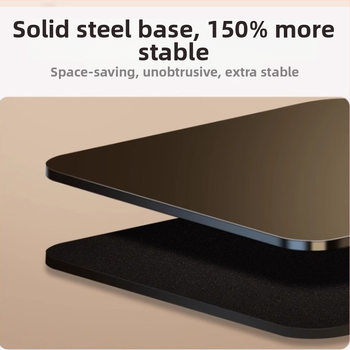 Kovový stolový stojan pre mobilný telefón a tablet, univerzálny model, na horné snímanie, s protiotrasom