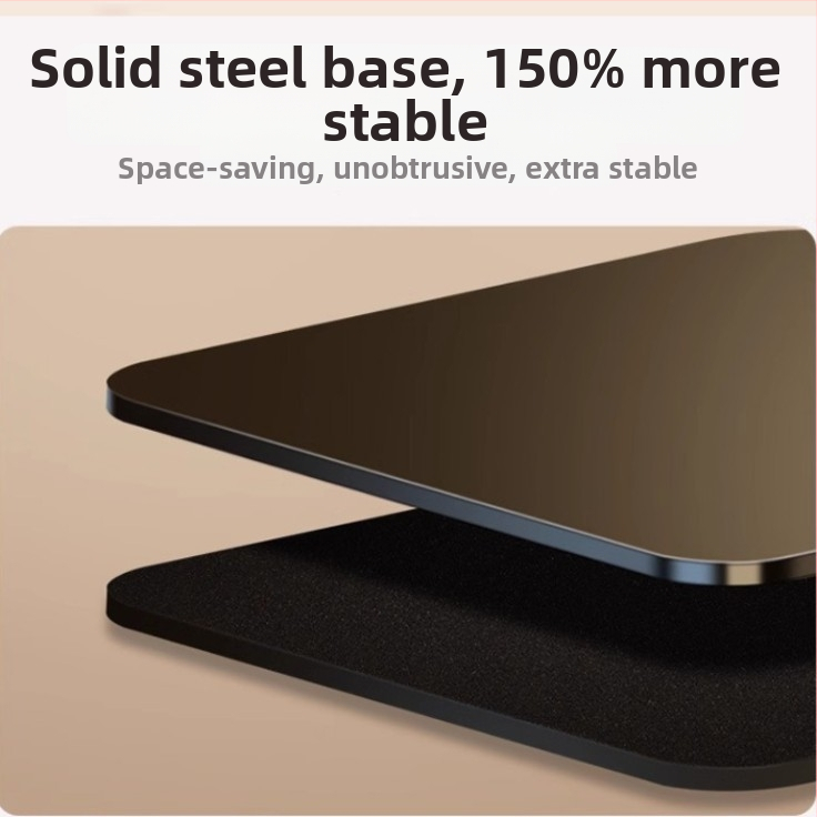 Kovový stolový stojan pre mobilný telefón a tablet, univerzálny model, na horné snímanie, s protiotrasom