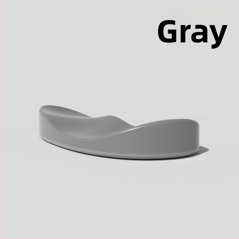 Ofisa rokas atbalsta spilventiņš – silikona, pretslīdēšana, ūdensizturīgs, viegli tīrāms; modelis Q8, ap 40 g, vienpusējs