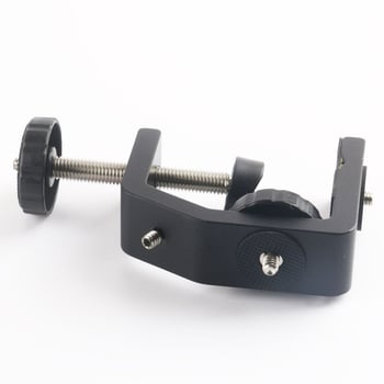 Alumíniumötvözetű C-formájú asztali clamp vakuk és kamera rögzítéséhez állványon