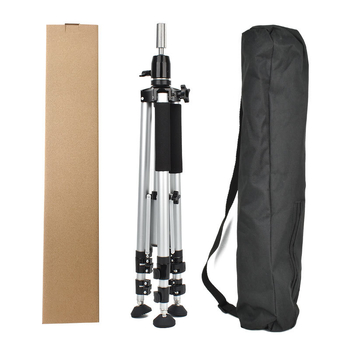 Držiak hlavy z hliníkovej zliatiny pre manekýnku, podlahový trojnožný s guľovou hlavou, 3 sekcie, nosnosť 11–15 kg, max. priemer trubky 25,4 mm