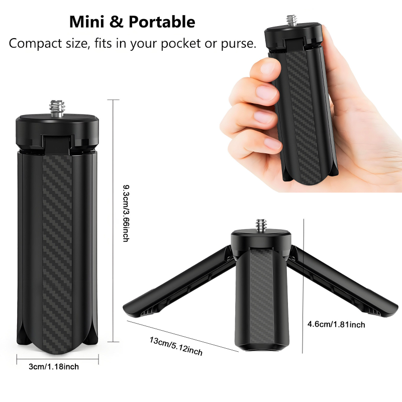 Stojan pre DJI Osmo Pocket 3 prenášateľný stabilizátor – ABS telo, AT1004, 3-osi gimbal, nosnosť 2–5 kg, jednosegmentová konštrukcia