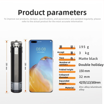 Stolný stojan na kameru - Lazy man bracket, hliníková zliatina, podpora personalizácie, všeobecný štýl