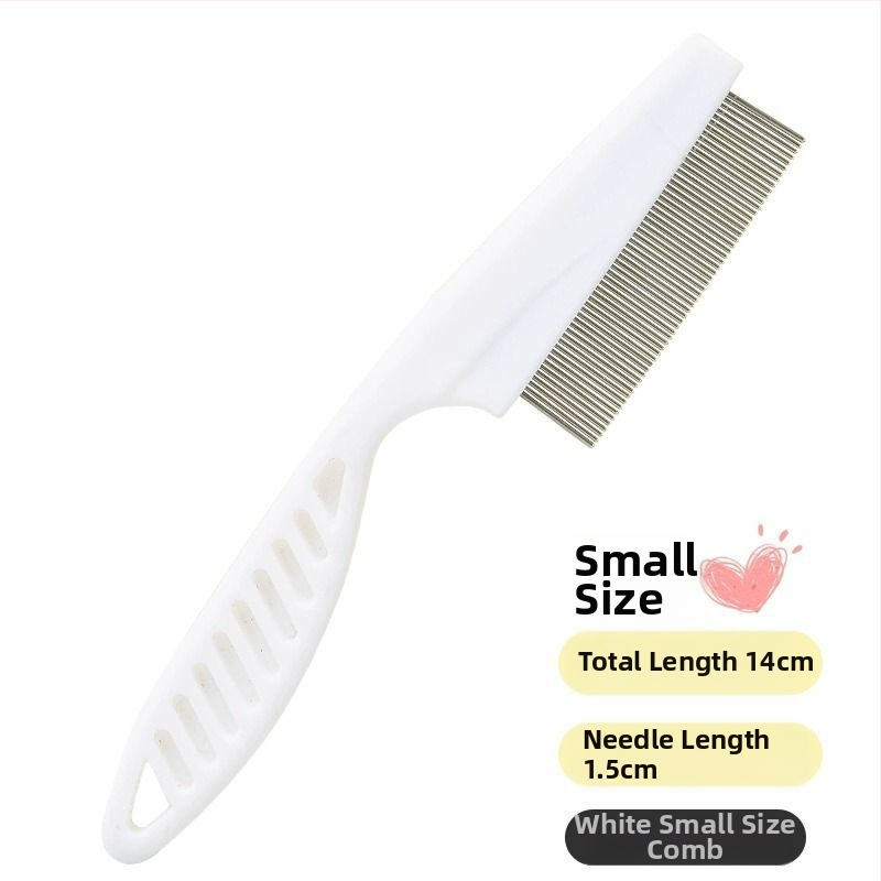 Pieptene pentru câini, anti purici, dinți densi, material ABS, pachet de 25 buc.
