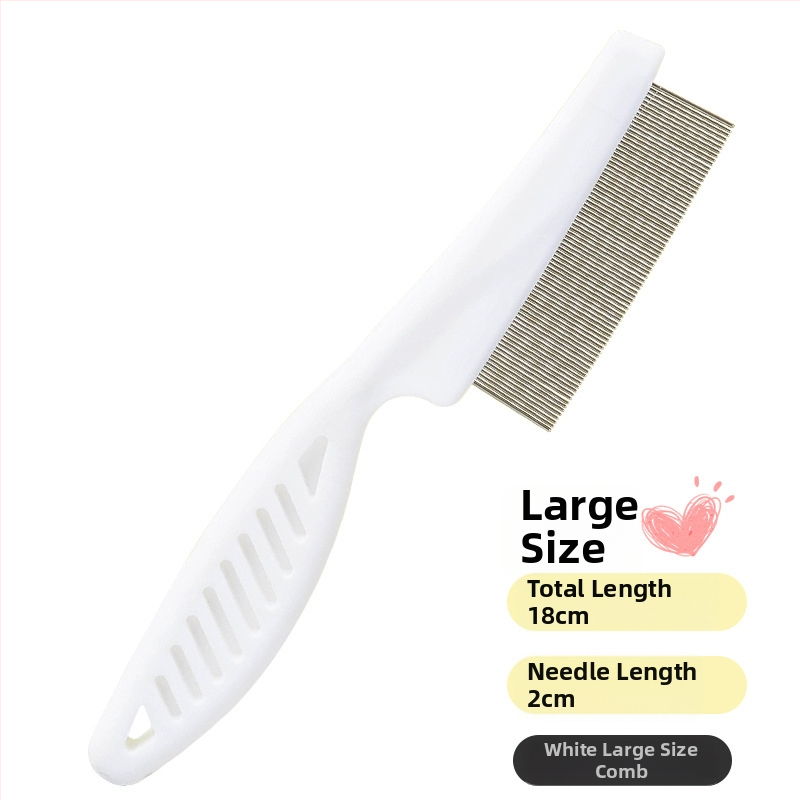 Pieptene pentru câini, anti purici, dinți densi, material ABS, pachet de 25 buc.