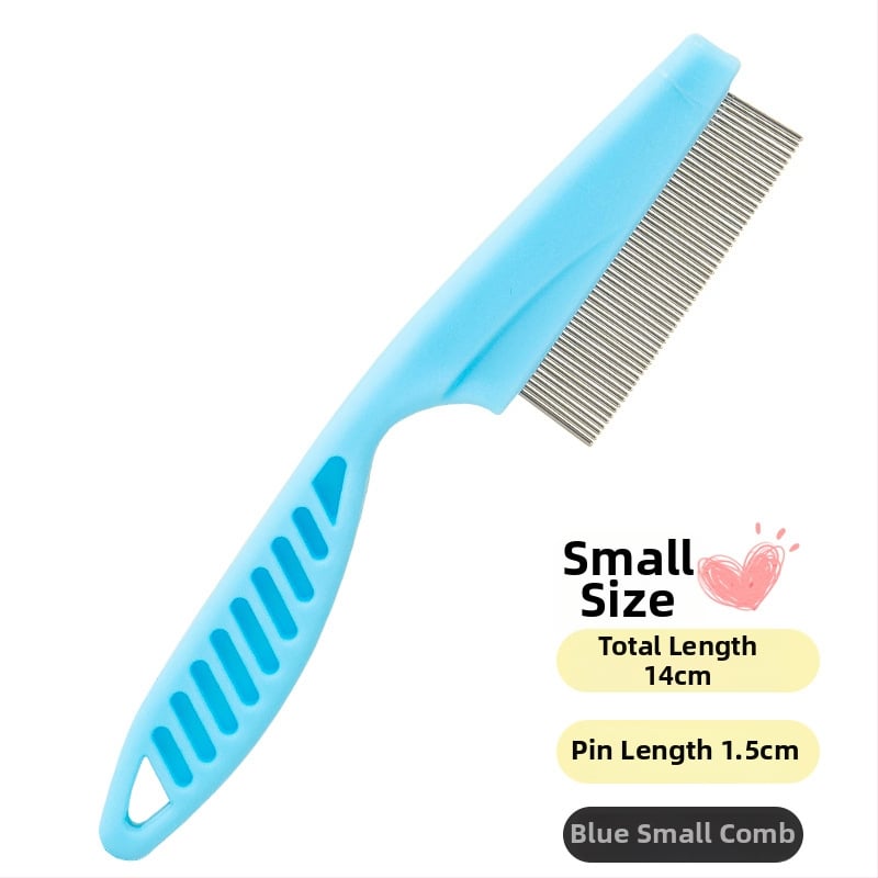 Pieptene pentru câini, anti purici, dinți densi, material ABS, pachet de 25 buc.