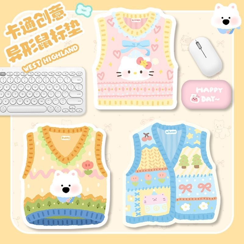 Myšová podložka - Glow Pad, Japonský jednoduchý štýl, Značka Dushang, Materiál: Iné