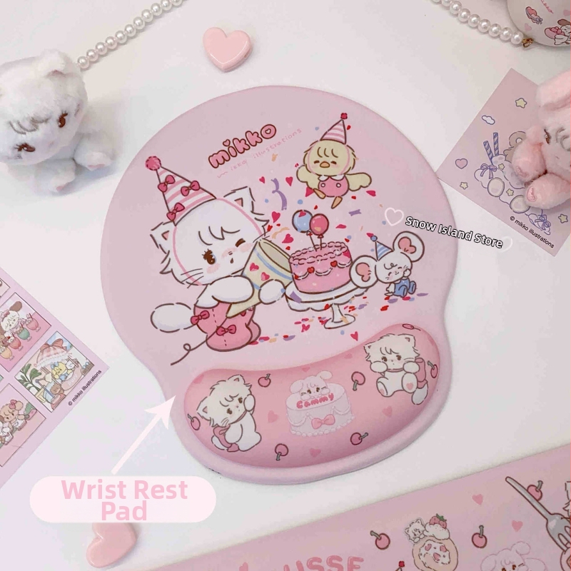 Podložka pod zápästie myši, prírodný kaučuk, protišmyková podložka na stôl pre kanceláriu a domov, s možnosťou vlastného potlačenia