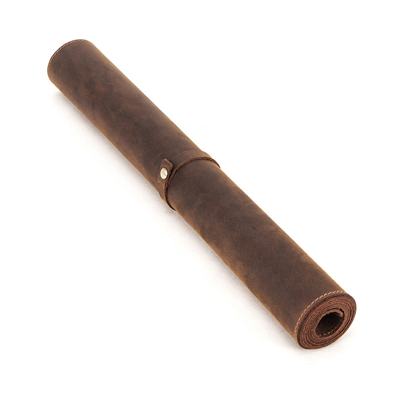 Veľká podložka pod myš z pravej kože, protišmyková, šitá, kancelárska podložka k stolu, tepelná izolácia a odolnosť voči špine, možnosť potlače loga