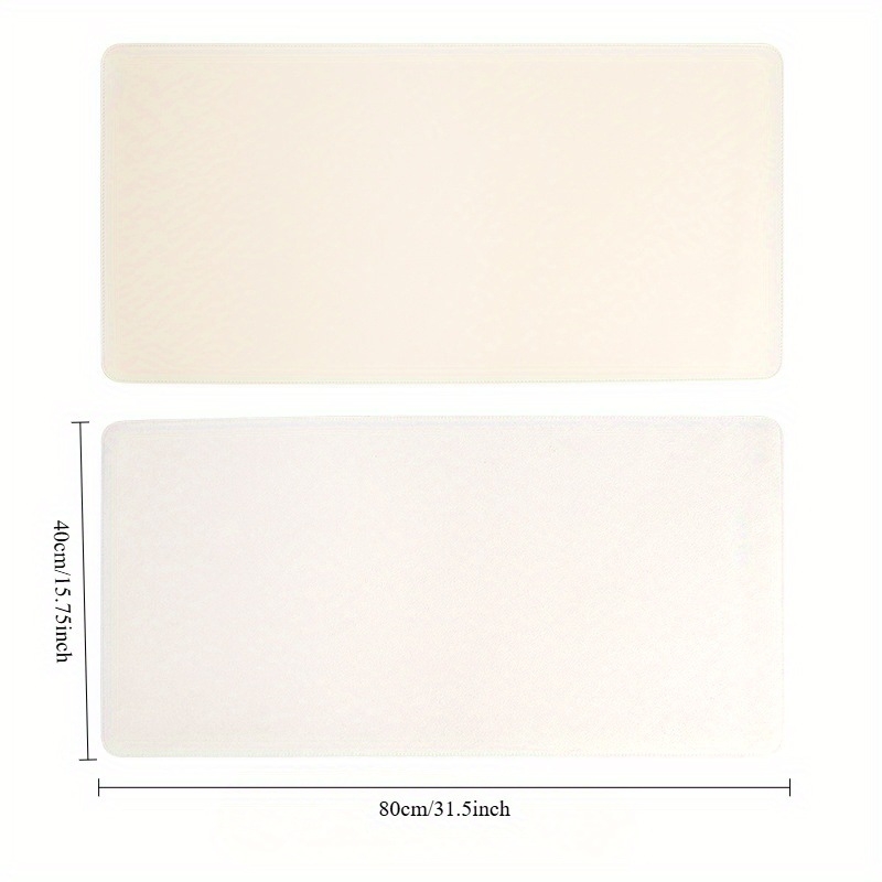 Dvojstranná PU kožená podložka pod myš, protišmyčná, Cortex materiál, Model 01, stolná podložka