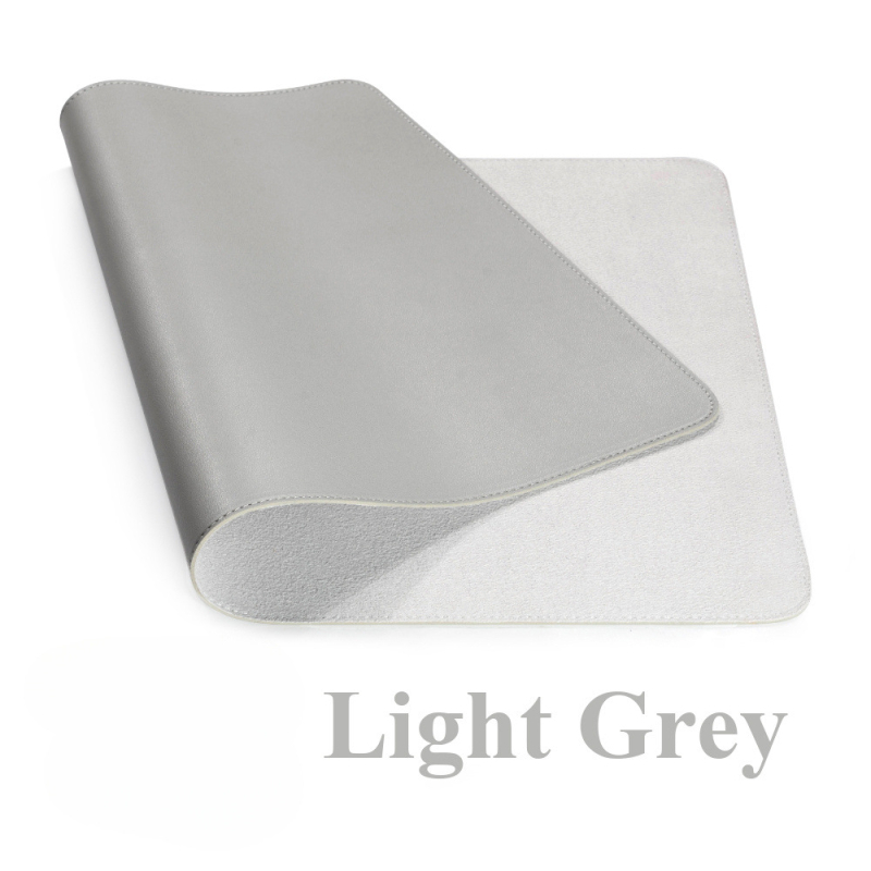 Dvojstranná PU kožená podložka pod myš, protišmyčná, Cortex materiál, Model 01, stolná podložka