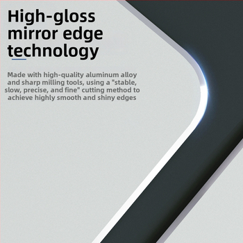 Peles paliktnis no alumīnija sakausējuma – divpusējs, metāla virsma, virsmas apstrāde, pretslīdīgs, saderīgs ar Apple un Huawei