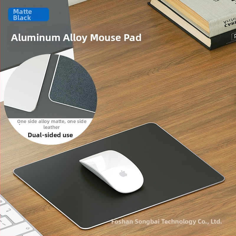 Peles paliktnis no alumīnija sakausējuma – divpusējs, metāla virsma, virsmas apstrāde, pretslīdīgs, saderīgs ar Apple un Huawei