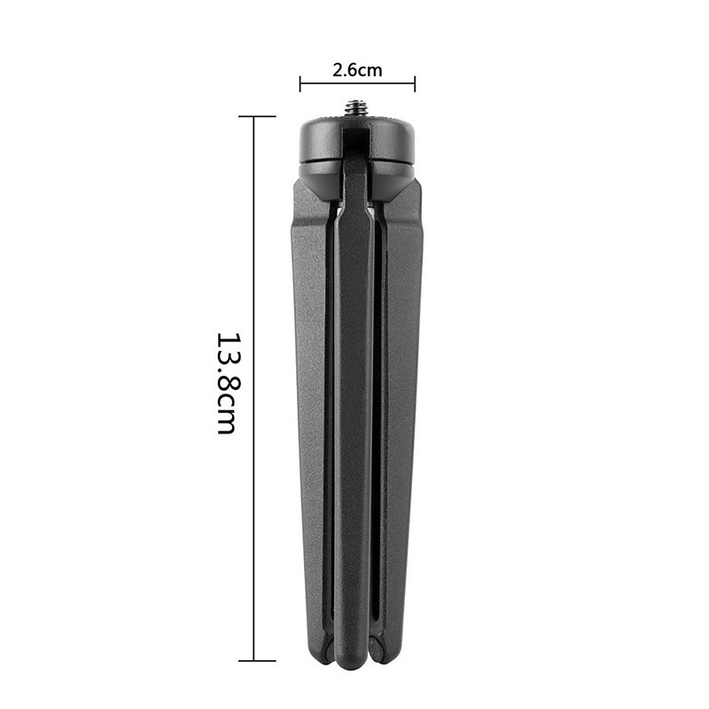 Stativ za DSLR/GoPro od aluminijske legure, 3-sekcijske noge, kuglasta glava, nosivost 6–10 kg, pločica brzog otpuštanja