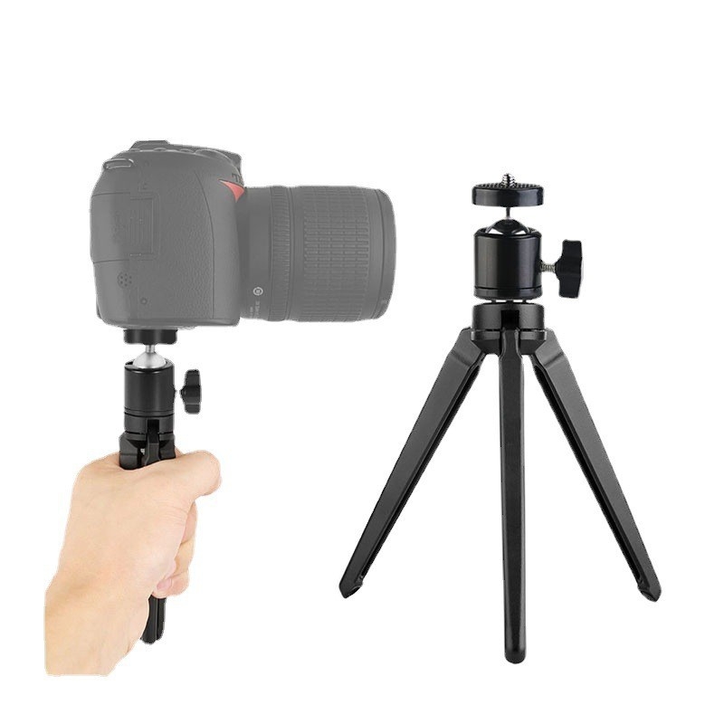 Stativ za DSLR/GoPro od aluminijske legure, 3-sekcijske noge, kuglasta glava, nosivost 6–10 kg, pločica brzog otpuštanja