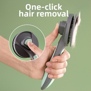 Bei Le plastový samočistiaci hrebeň na odstraňovanie chlpov pre mačky a psy