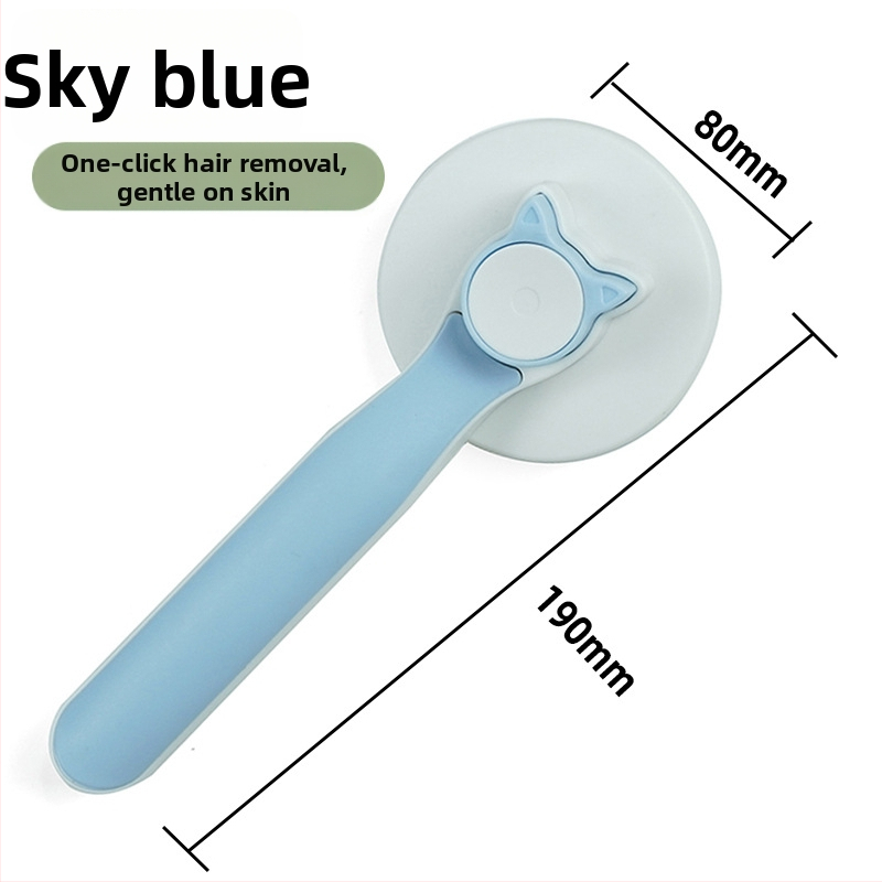 Bei Le plastový samočistiaci hrebeň na odstraňovanie chlpov pre mačky a psy