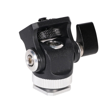 Kompaktais kameras gimbals – galda stabilizators, alumīnija sakausējums, horizontāli 360°, vertikāli 90°, PTZ uz galda