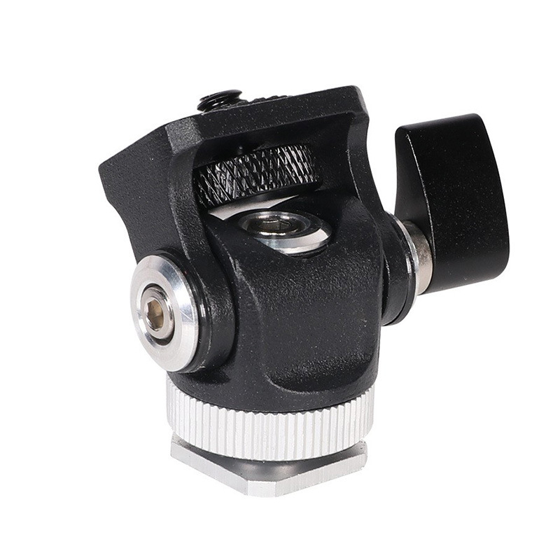 Kompaktais kameras gimbals – galda stabilizators, alumīnija sakausējums, horizontāli 360°, vertikāli 90°, PTZ uz galda