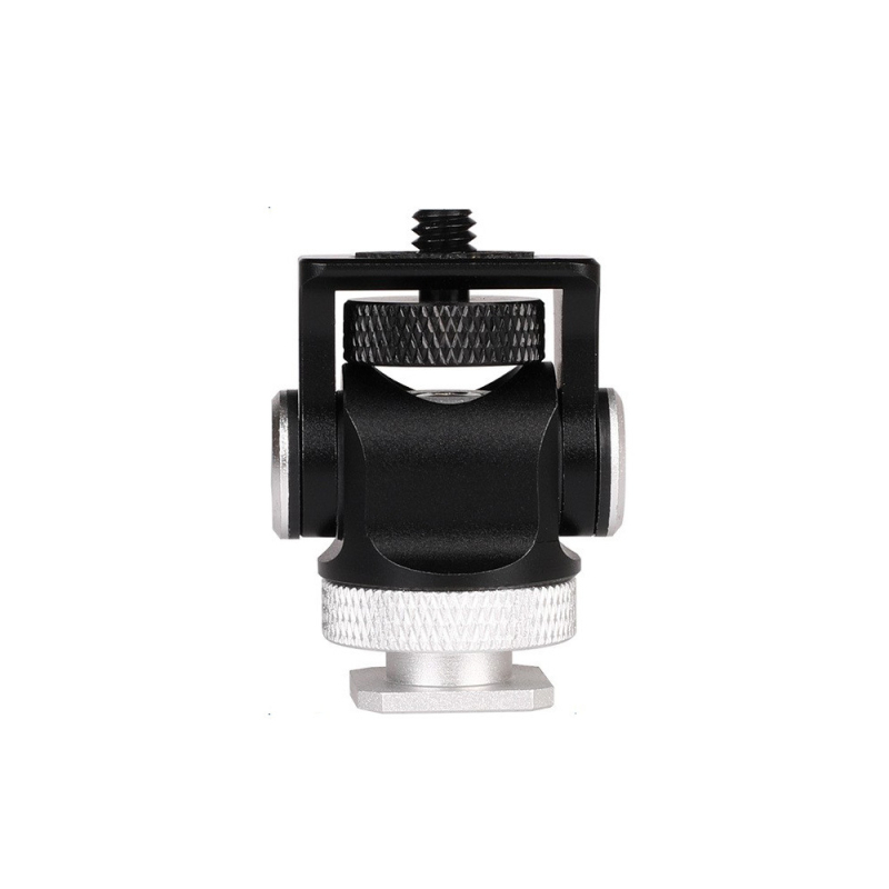 Kompaktais kameras gimbals – galda stabilizators, alumīnija sakausējums, horizontāli 360°, vertikāli 90°, PTZ uz galda