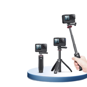 Ulanzi MT-09 Mini Rozšíriteľný statív pre DJI Action 6/5 Pro/4 – ABS + hliník, 3 sekcie, nosnosť 1 kg, hmotnosť 74 g, zložená výška 12,7 cm