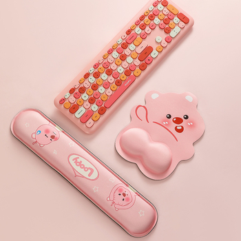 Podložka pod myš s oporou zápästia, guma, termotransfer, dizajn kreslený