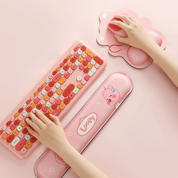 Podložka pod myš s oporou zápästia, guma, termotransfer, dizajn kreslený