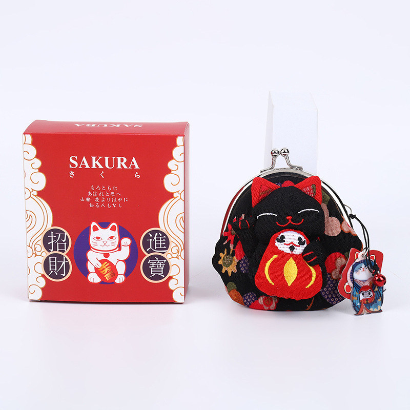 Novčanik za kovance od netkanog materijala, životinjski uzorak, književno-nacionalni stil, unisex, izuzetno lagan