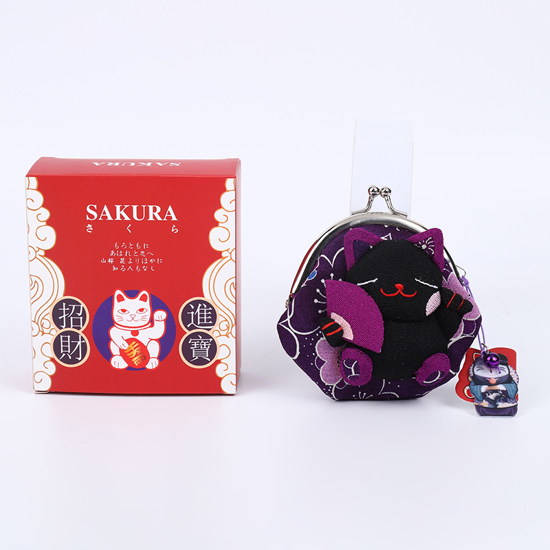 Novčanik za kovance od netkanog materijala, životinjski uzorak, književno-nacionalni stil, unisex, izuzetno lagan