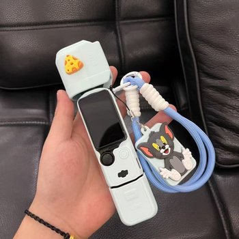 Pocket3 силиконов предпазен калъф – силиконов материал, защитен мек гел, съвместим с Pocket3