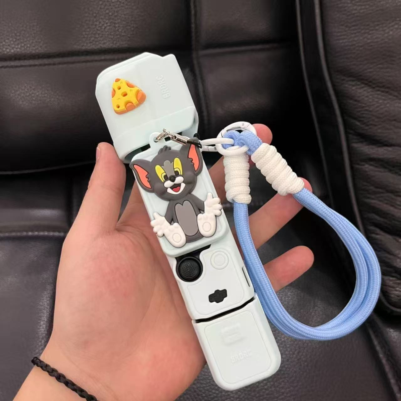 Pocket3 силиконов предпазен калъф – силиконов материал, защитен мек гел, съвместим с Pocket3