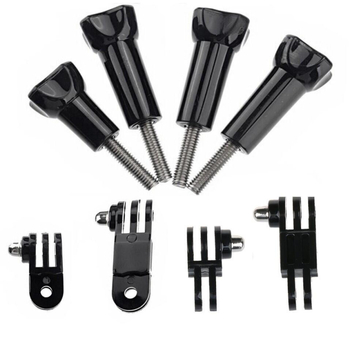 GoPro AG503 Мултинаправляващ регулируем рамен държач; Kakco; Съвместим с всички GoPro серии; Материал: PC + желязо; 3 дълги и 1 къс винт