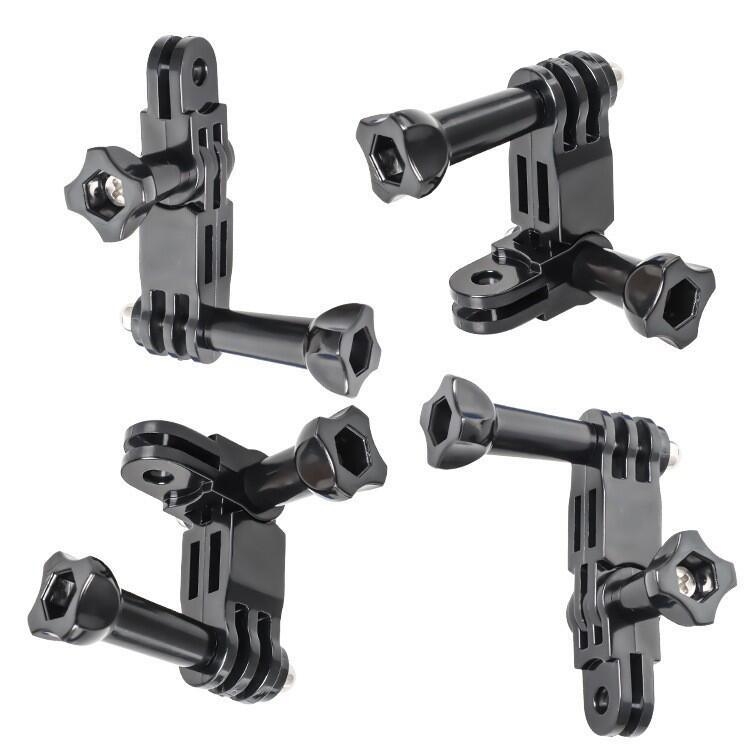 GoPro AG503 Мултинаправляващ регулируем рамен държач; Kakco; Съвместим с всички GoPro серии; Материал: PC + желязо; 3 дълги и 1 къс винт
